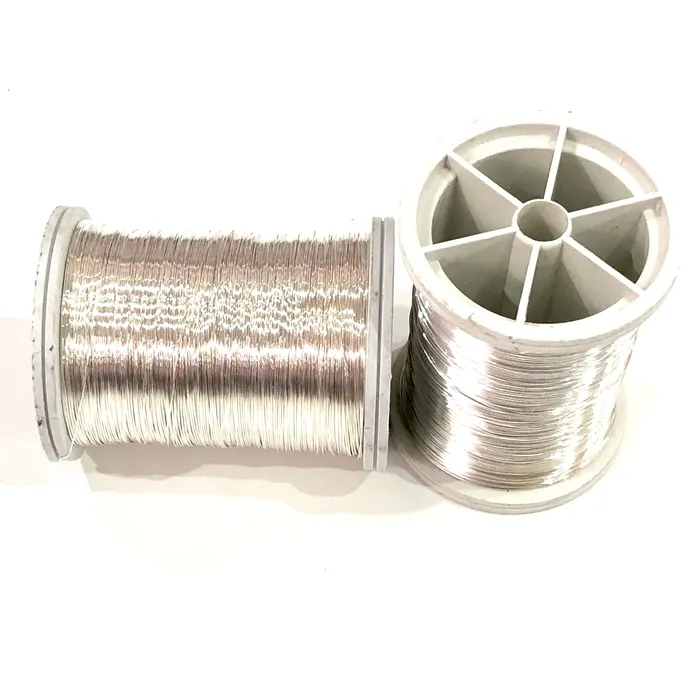 030mm Silver Plated Wire Peppy Beads Rings