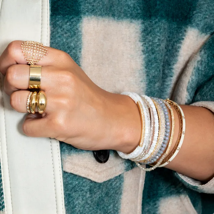 14 Karat Gold Dome 6mm Ring RACHEL LYNN CHICAGO Rings