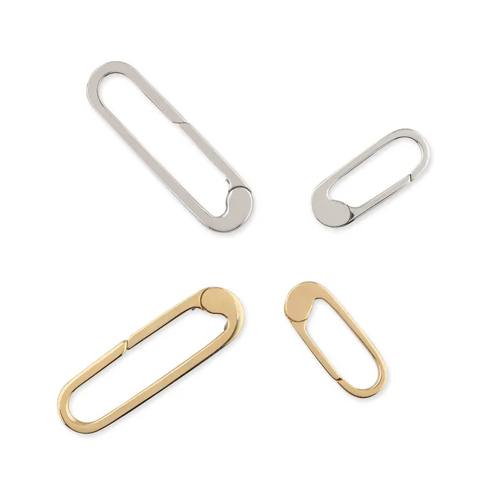 14 Karat White Gold Small Paperclip Enhancer RACHEL LYNN CHICAGO Rings