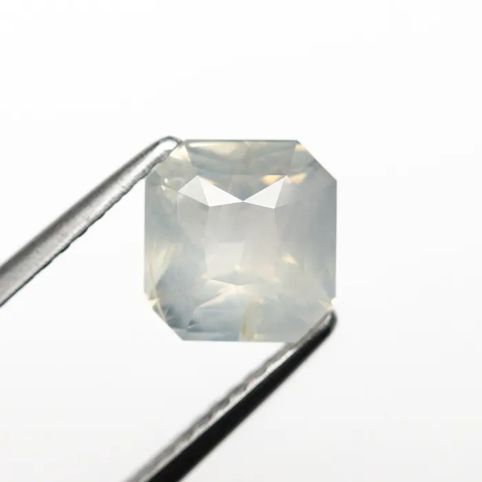 256ct 724x691x500mm Cut Corner Square Brilliant Sapphire 2433501 Misfit Gems Rings