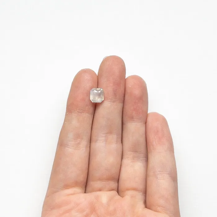 256ct 724x691x500mm Cut Corner Square Brilliant Sapphire 2433501 Misfit Gems Rings