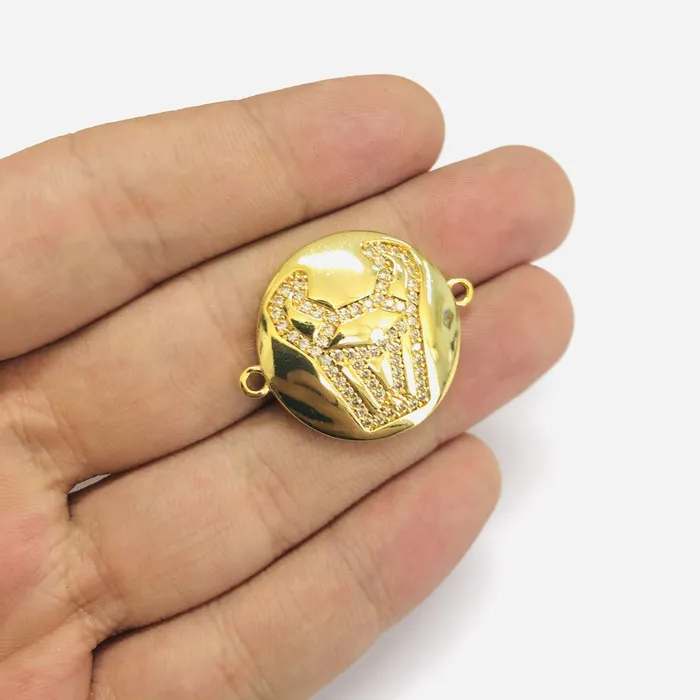 24Kt Gold Plated Brass Zirconia Zodiac Horoscope Sign Connector Charms Peppy Beads PreStyled Sets 24Kt Gold Plated Brass Zirconia Zodiac Horoscope Sign Connector Charms Peppy Beads PreStyled Sets