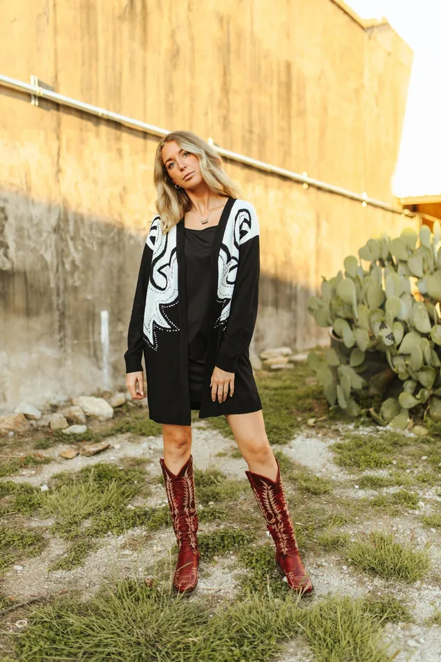 2FLY SADDLE SWAPPIN REVERSIBLE CARDIGAN Earrings