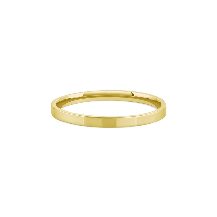 2mm Flat Band with Comfort Fit Consider Bridal Rings