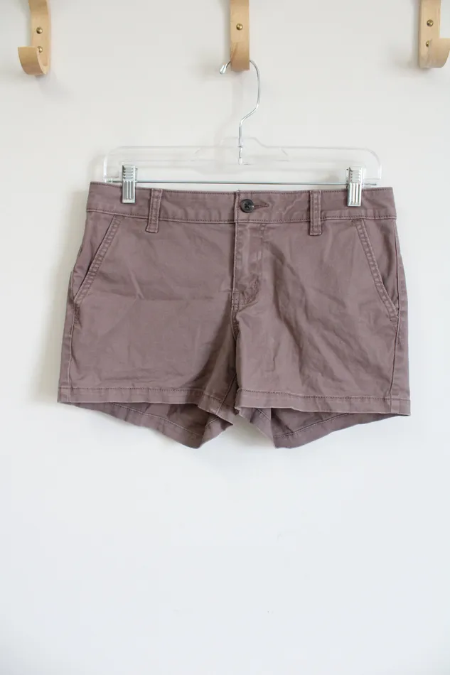 ANA Mid Rise Brown Shortie Short 4 ana Earrings