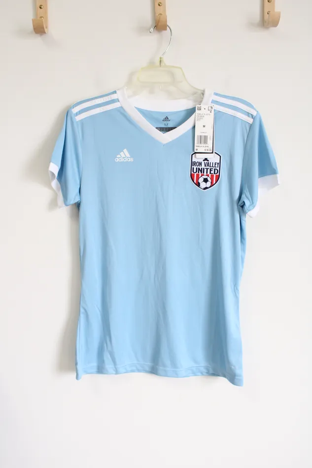 Adidas Earrings NEW Adidas Climalite Iron Valley United Soccer 32 Shirt M