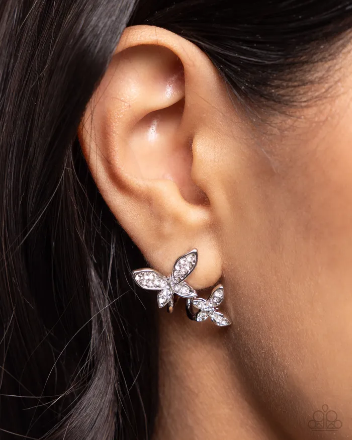 Adorably Aerial White Paparazzi Accessories Rings