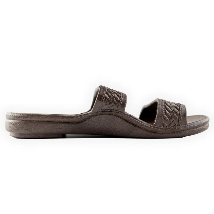 AJ W Comfy Brown Sandals AJWINC Earrings
