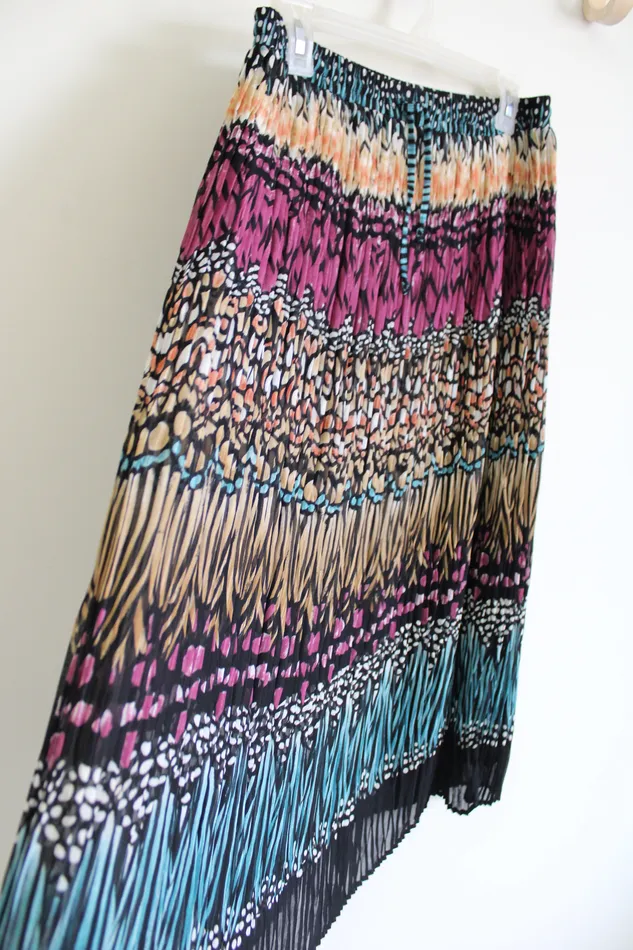 Alfred Dunner Earrings Alfred Dunner Pleated Midi Skirt 6 Petite