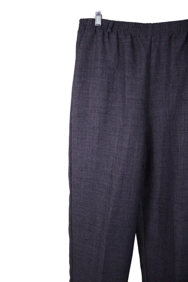 Alfred Dunner Earrings Alfred Dunner Purple Trousers 12 Petite