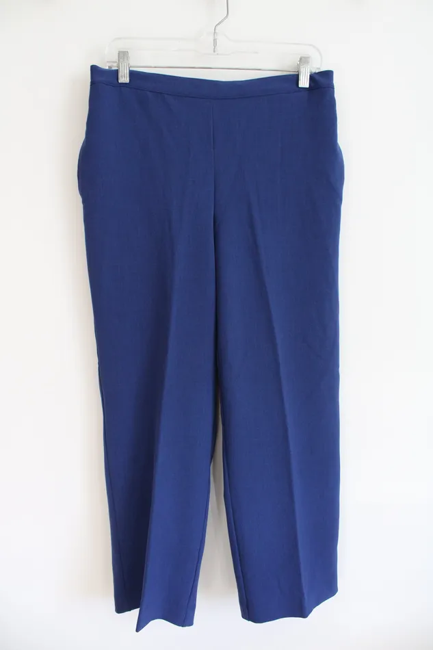 Alfred Dunner Rings Alfred Dunner Blue Trouser Pants 12