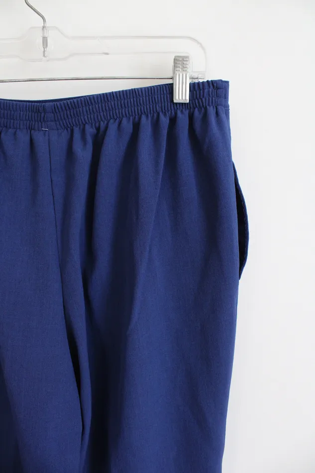 Alfred Dunner Rings Alfred Dunner Blue Trouser Pants 12