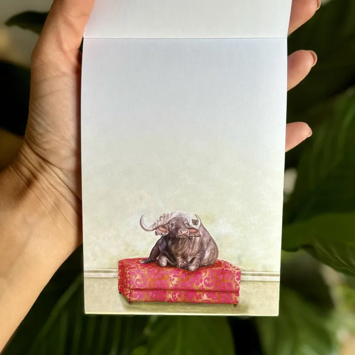 Animals at Leisure Magnetic Notepad Whimsical Earrings