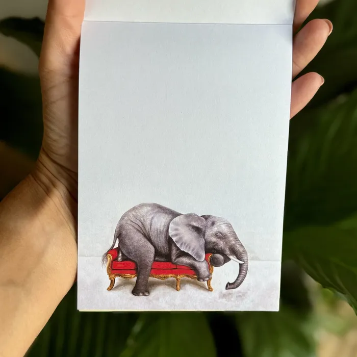 Animals at Leisure Magnetic Notepad Whimsical Earrings