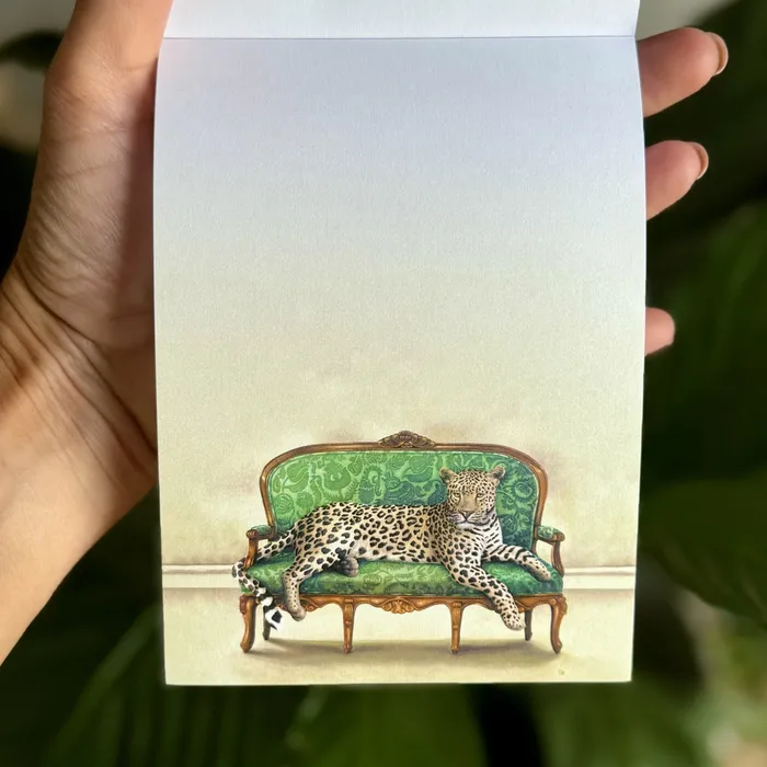 Animals at Leisure Magnetic Notepad Whimsical Earrings