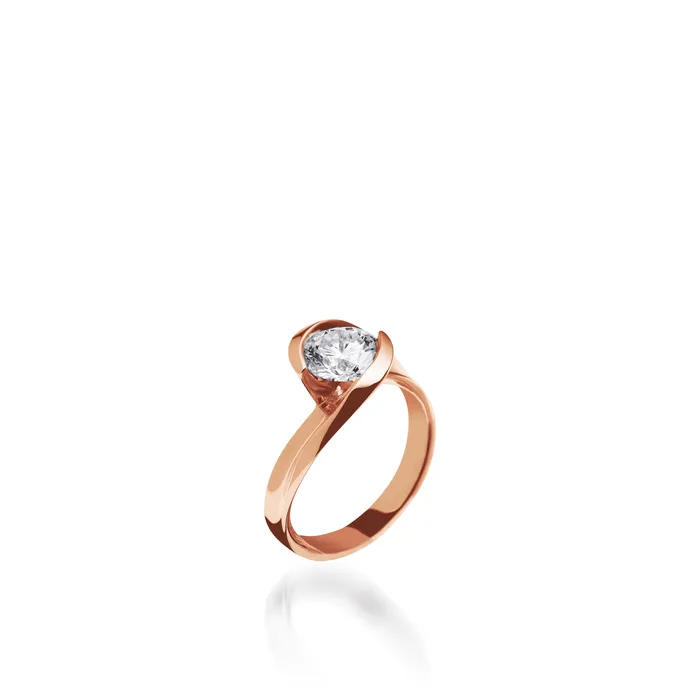 Apropos White Gold Engagement Ring John Atencio Rings