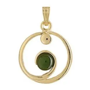 Ariki 22K Gold Jade Eternity Pendant ARIKINEWZEALAND Necklaces