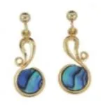 Ariki Paua Antique Round Earrings ARIKINEWZEALAND Earrings