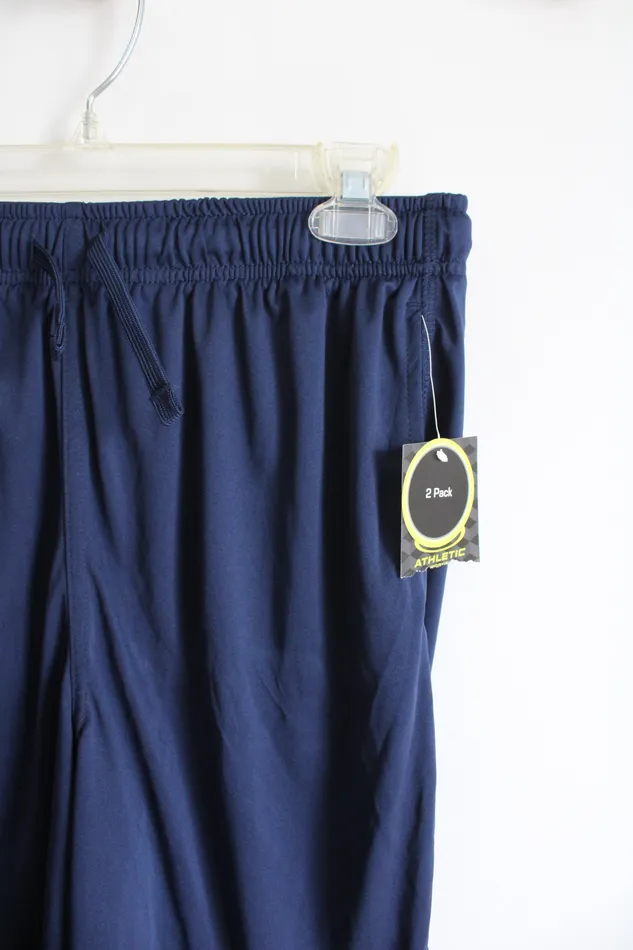 Athletic Works Earrings NEW Athletic Works Navy Athletic Shorts Youth XXL 18