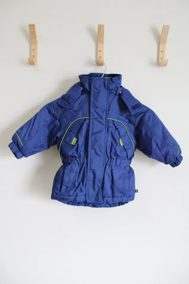 Authentic Brand Class Club C Blue Winter Coat 2 Jubilee Thrift Rings