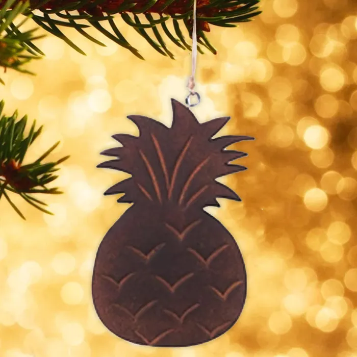 Beachcombers Wooden Pineapple Christmas Ornament THEBEACHCOMBER Necklaces