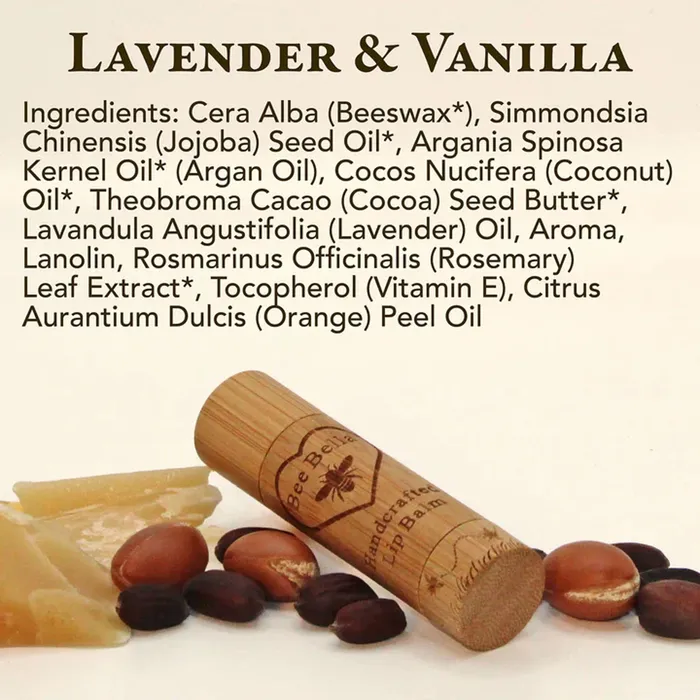BEEBELLA Earrings Bee Bella LavenderVanilla Lip Balm