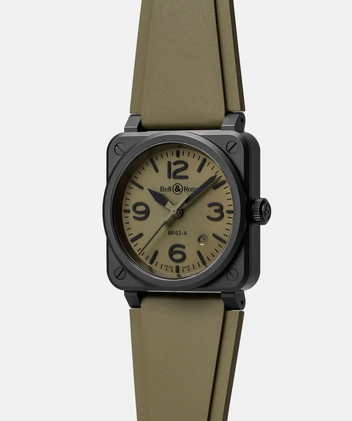 BELL ROSS Earrings BELL ROSS BR03AUTOMILITARY CERAMIC41MM