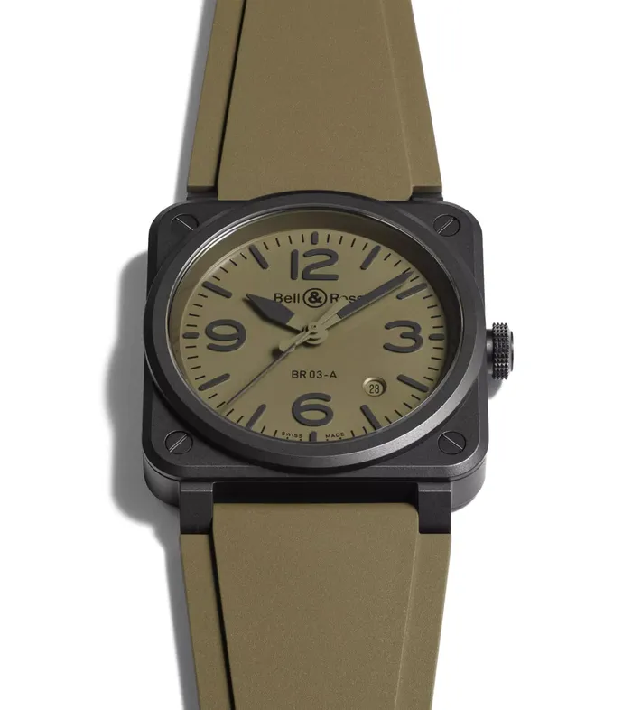 BELL ROSS Earrings BELL ROSS BR03AUTOMILITARY CERAMIC41MM