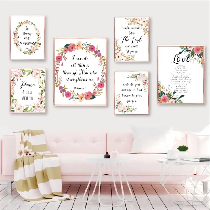 Bible Verse Wall Artbr John 1427 Lords Guidance Earrings