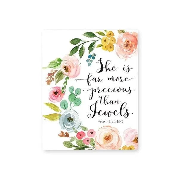 Bible Verse Wall Artbr She is Far More Precious Than Jewels Lords Guidance Earrings Bible Verse Wall Artbr She is Far More Precious Than Jewels Lords Guidance Earrings