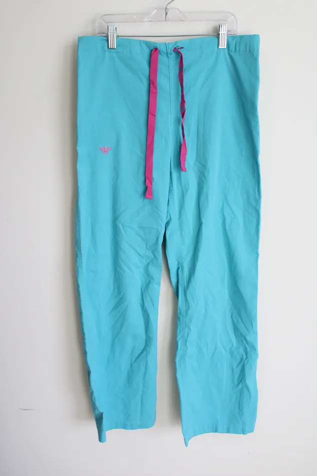 Blue Scrub Pants S Jubilee Thrift Rings