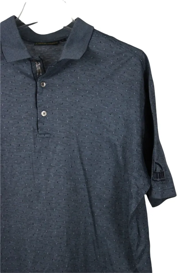 Bobby Jones Blue Polo L Bobby Jones Rings