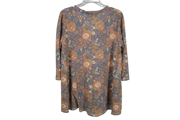 Bobeau Rings Bobeau Orange Blue Floral Soft Top XL