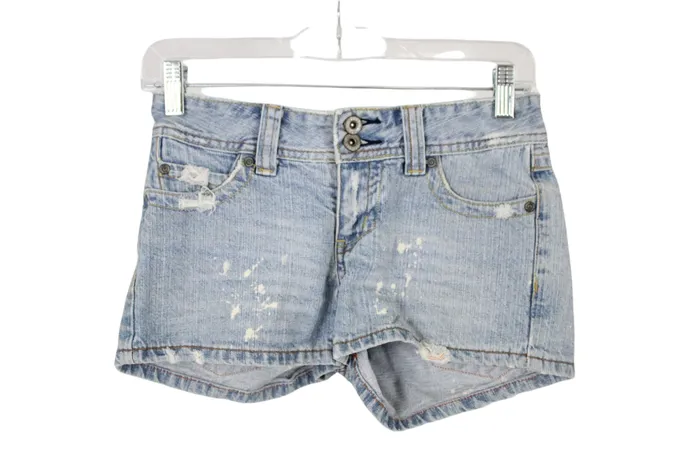 Bongo Earrings Bongo Denim Distressed Shorts 0