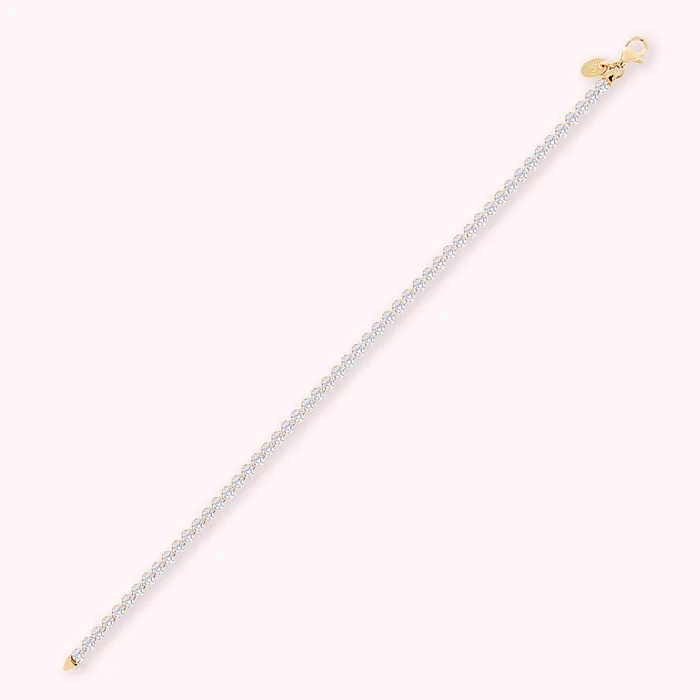 Bracciale Golden Tennis con Cubic Zirconia Bronzallure Necklaces