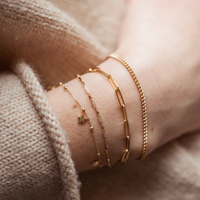 Bracelets Consider the Wldflwrs Chateaux Curb Bracelet Bracelets Consider the Wldflwrs Chateaux Curb Bracelet