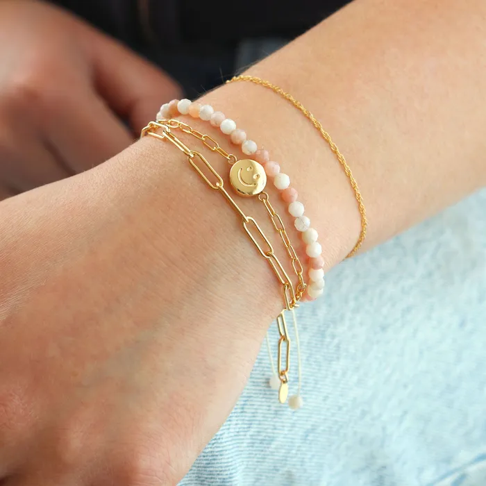 Bracelets kris nations Happy Sad Chain Bracelet