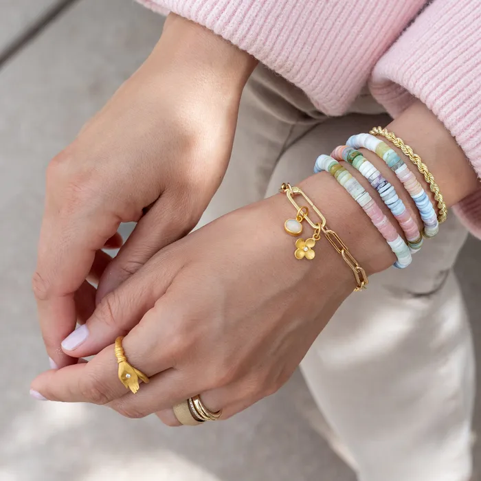 Bracelets RACHEL LYNN CHICAGO Gold Filled Paperclip Large Clasp Bracelet