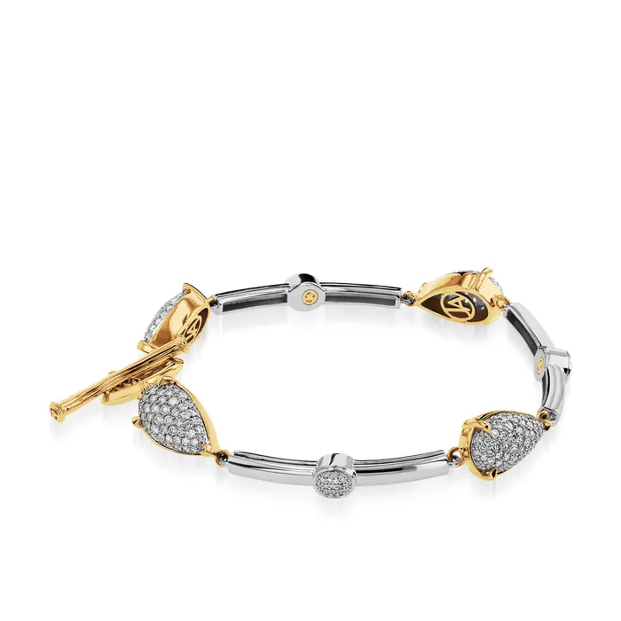 Bracelets Shop John Atencio Bermuda Small Pave Diamond Bracelet