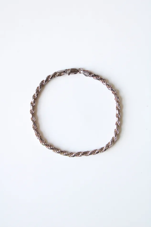Bracelets Sterling Silver Twist Bracelet Jubilee Thrift