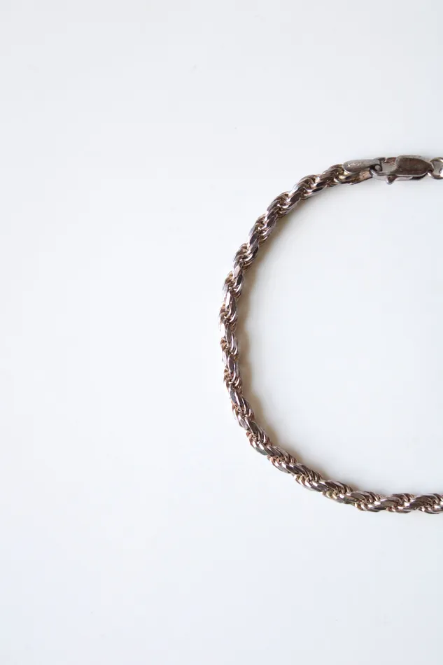 Bracelets Sterling Silver Twist Bracelet Jubilee Thrift