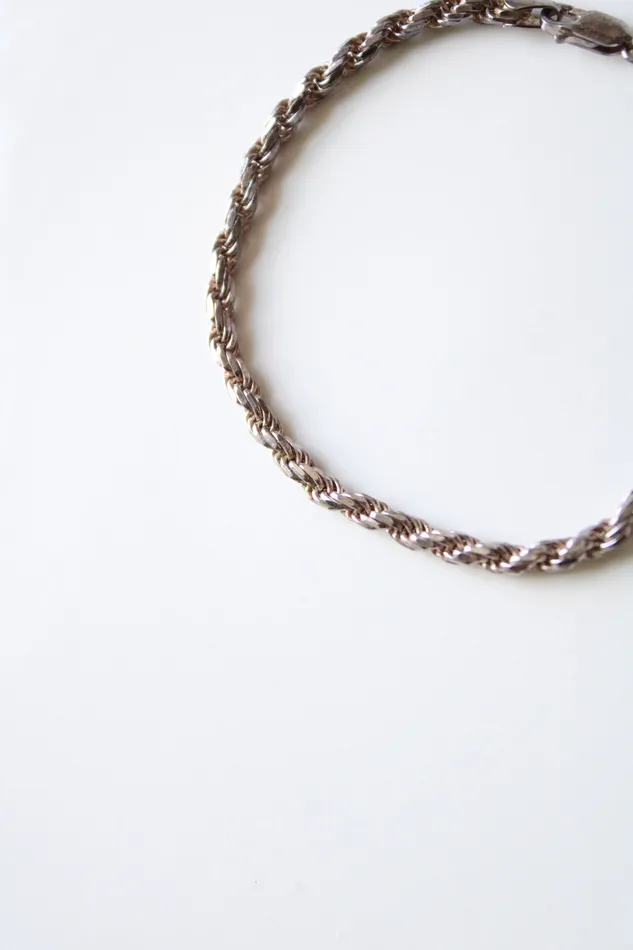 Bracelets Sterling Silver Twist Bracelet Jubilee Thrift