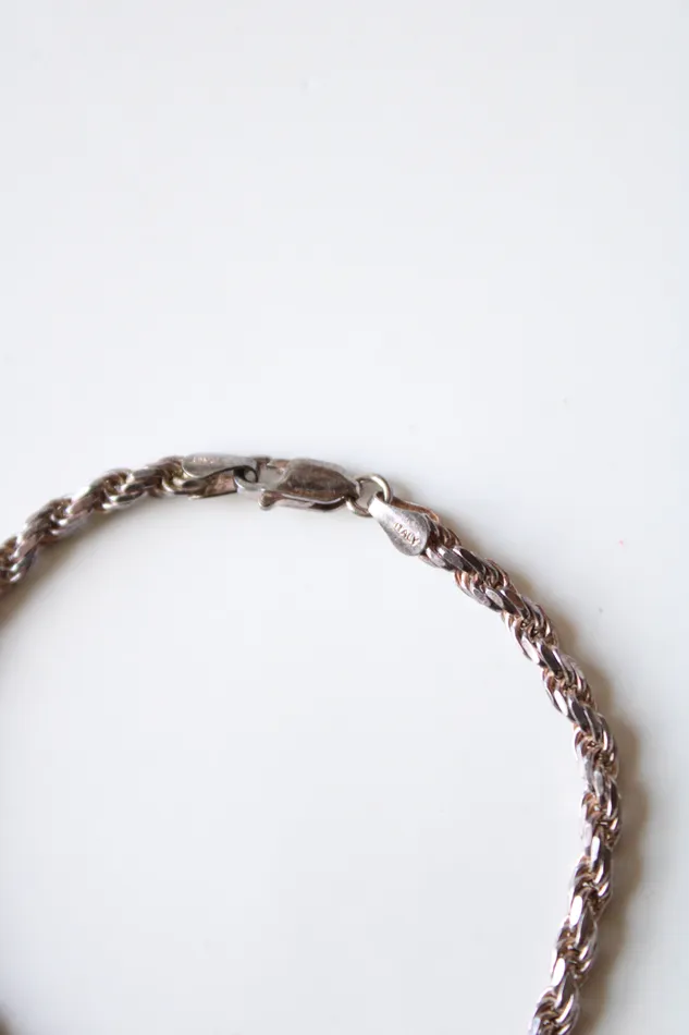 Bracelets Sterling Silver Twist Bracelet Jubilee Thrift