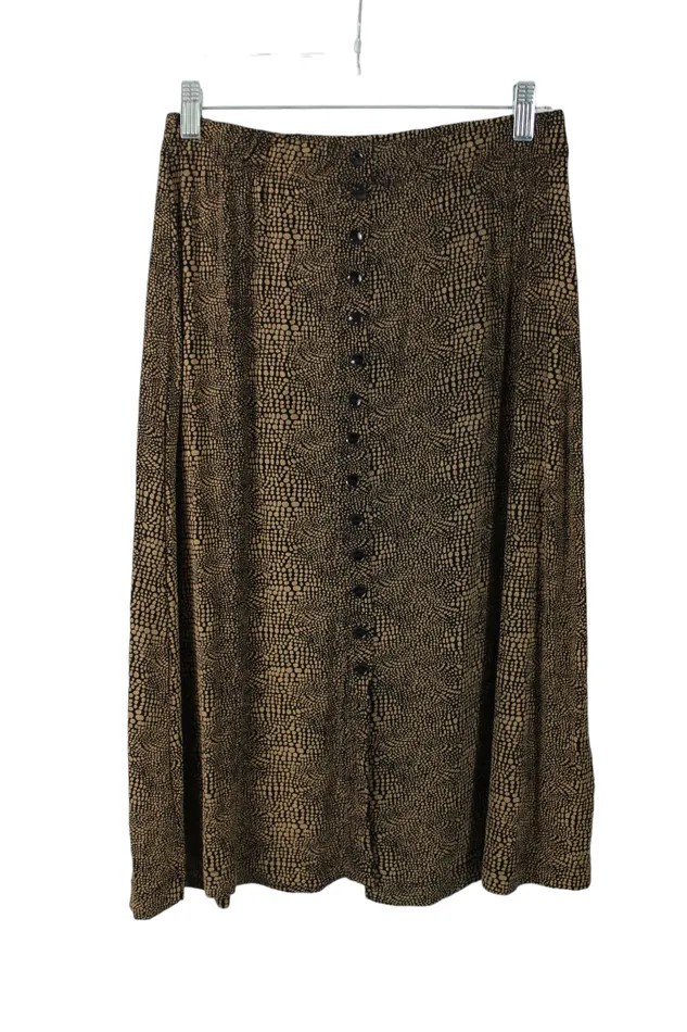 Briggs New York Brown Black Skirt M Briggs New York Rings