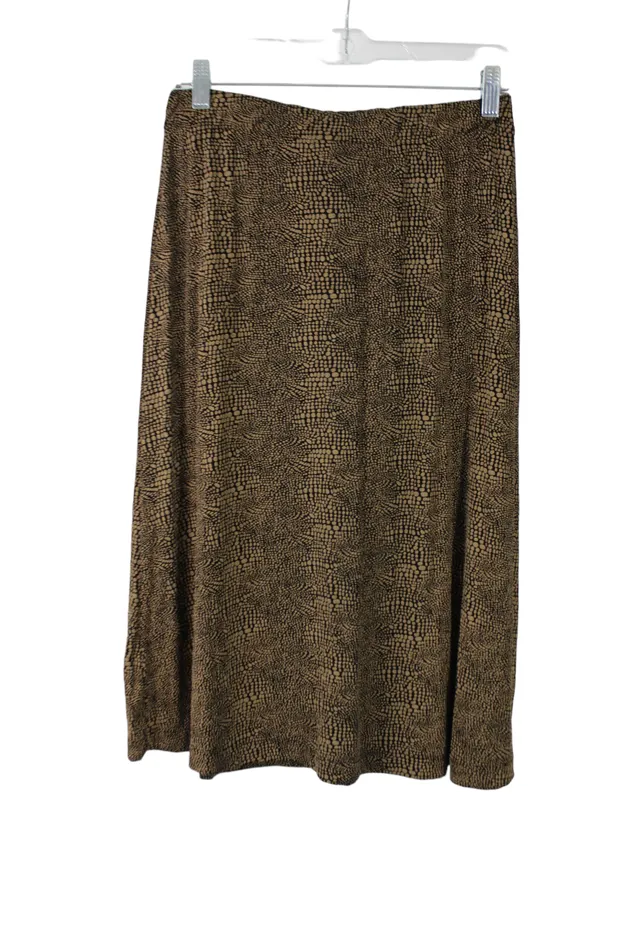 Briggs New York Brown Black Skirt M Briggs New York Rings