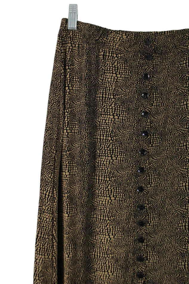 Briggs New York Brown Black Skirt M Briggs New York Rings