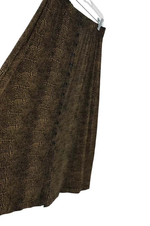 Briggs New York Brown Black Skirt M Briggs New York Rings