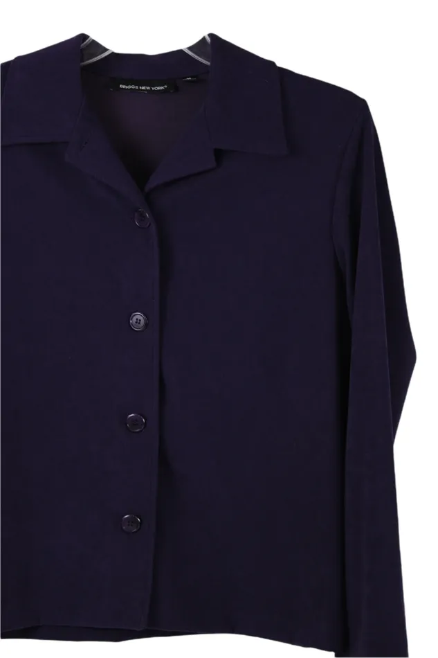 Briggs New York Earrings Briggs New York Purple Suede Finish Jacket M