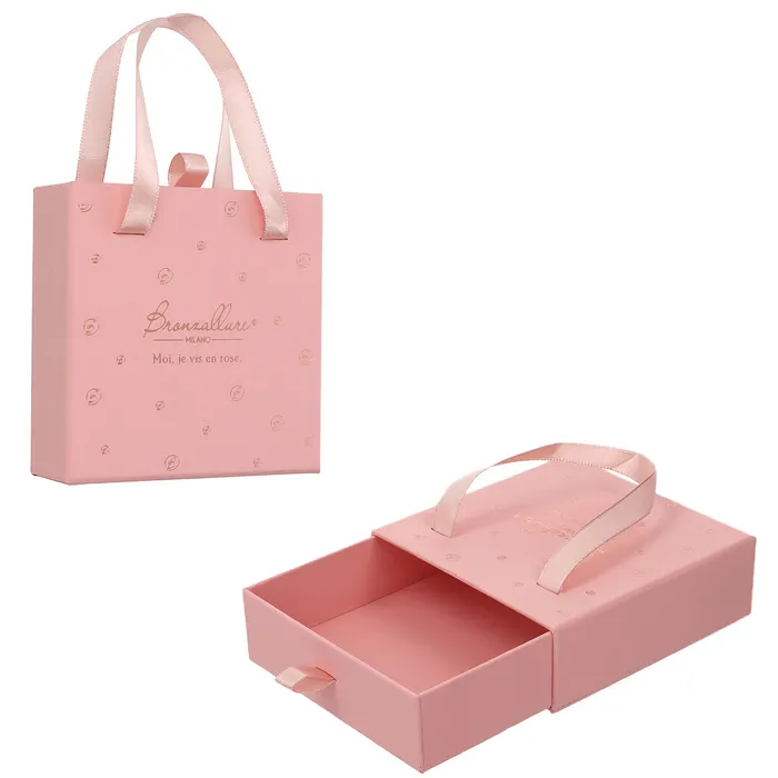 Bronzallure Earrings Set Collana e Orecchini con Agata Bianca e Cuore in Cubic Zirconia Rosse