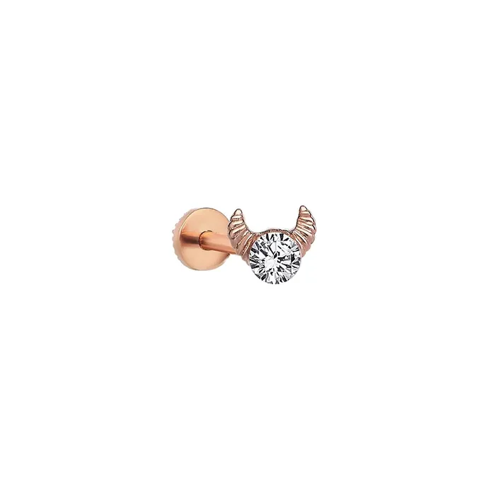 Bull Mini Piercing Kismet by Milka Earrings